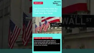 Dow Jones Pares Losses But Closes Lower These Stocks Trade Near Buy Zones - News #Shorts