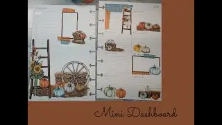 Plan with Me / Mini Dashboard / Happy Planner