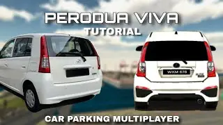CARA BUAT PERODUA VIVA | CAR PARKING MULTIPLAYER