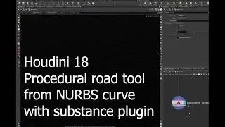 Houdini 18 road builder with substance plugin