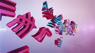 BTS Clean Logo Formation Animation