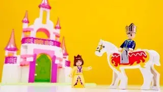 Video mit Lego f&uuml;r M&auml;dchen- Wir bauen ein Schloss f&uuml;r Puppen