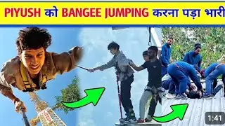 BUNGEE JUMPING // PIYUSH ACCIDENT ? 🤯😱 TODAY NEWS 100% REAL  ⁨@souravjvlogs
