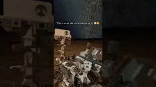 Mars looks like This at Night |#mars #nasa #midnight #curiosity #milkyway #youtubeshorts #courtesy