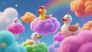 Ducks in the Color Cloud | Nursery Rhymes & Kids Songs