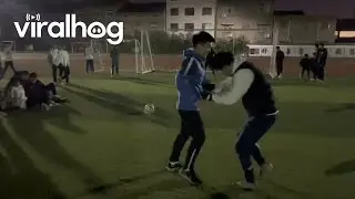 Dizzy Footballer Gets a Goal || ViralHog