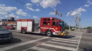 *HORN* Mississauga Fire Pumper 103 Responding