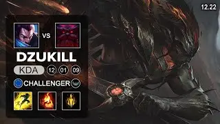 Dzukill Yasuo vs Ornn Top - EUW Challenger - Patch 12.22 Season 12