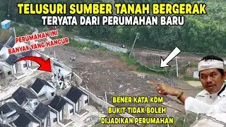 TELUSURI SUMBER BENCANA TANAH BERGERAK KAMPUNG NANGERANG || KACAU TERYATA DARI SINI