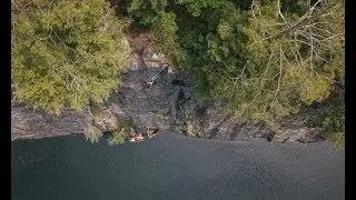 Canoe Climbing at Lac Poisson Blanc!
