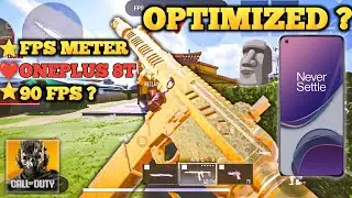 Warzone Mobile Optimization Test on OnePlus 8T! ⚡ 90 FPS? FPS Meter ON!
