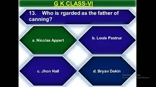 G K class 6 paper 1 part II for Sainik School, Military School and Navodaya entrance exams