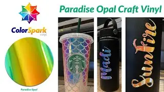 ColorSpark&trade; Opal Craft Vinyl - Paradise | The Rhinestone World