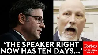 BREAKING NEWS: Freedom Caucus Members Issue Blunt Warning To Speaker Johnson About Spending Bills