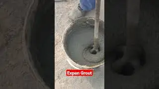 Expan grout mixing