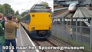 ICMm 4011 naar het Spoorwegmuseum!! | ICE 3 Neo rijdt in de reizigersdienst!! Reisvlog #9