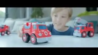 X-HOME Kids Toy Build-a-Robot Fire & Rescue Vehicles &ndash; 5 in 1 & Fun Bag