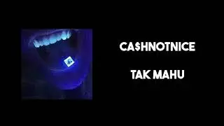 ca$hnotnice - tak mahu (official audio)