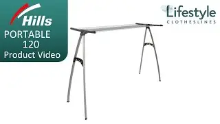 Hills Portable 120 Clothesline Product Video