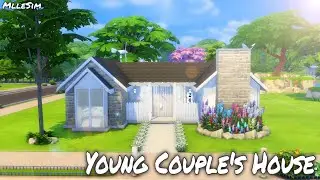 The Sims 4 | YOUNG COUPLE'S HOUSE | Speed Build | NO CC
