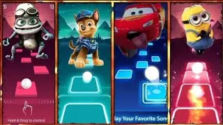 &hearts;️Tiles hop enjoy&hearts;️ 6🆚 Crazy frog🆚 Paw patrul 🆚MC queen 🆚Mega minion ▶️