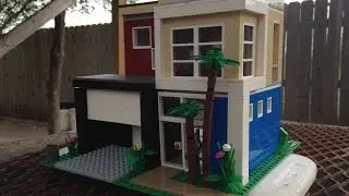 Lego Modern Beach House MOC