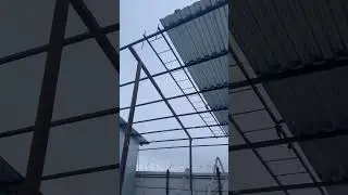Навес с перемещением на новое место, плюс монтаж нового с продлением старого.в4.5,ш5,д12.