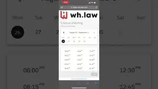 How to Schedule an Appointment with WH Law (Once you are a client)