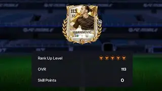 Training Zlatan Ibrahimovic to 113 max rating in FC mobile 2026!!!