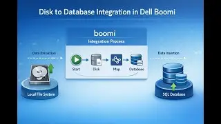 Disk To Database integration in Dell boomi | #itjobs #dellboomi #integrationtools #learning #viral