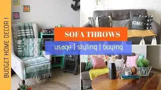 How to use Sofa Throw | Indian Living Room Decor | All about throws