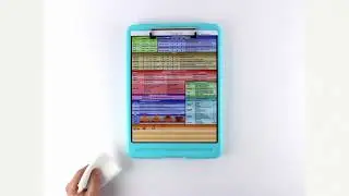 ClinicalGuru Set - Nursing Clipboard with Storage and Heavy Duty Cheat Sheet Set