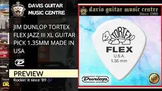 Jim Dunlop TORTEX Flex Jazz III XL Guitar pick 1.35mm Made in USA