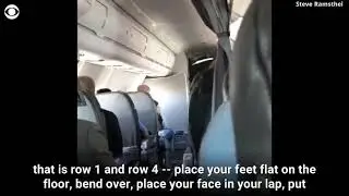 SCARY! Passengers On Flight Told To Brace For Impact. Shorts!