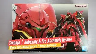 Sinanju【Gundam Unicorn】Real Grade 1/144 Scale Model Kit Unboxing & Pre-Assembly Review | Part 1 of 3