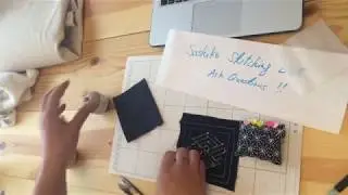 How to make Sashiko coaster LIVE on 10/31