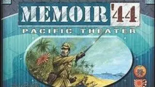 Memoir 44 - Pacific Theatre - Wake Island Scenario Live Playthrough (4K)