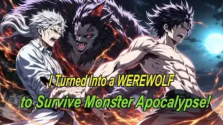 I Turned Into a WEREWOLF to Survive Monster Apocalypse!#anime #fantasy #manga #action #manhwa