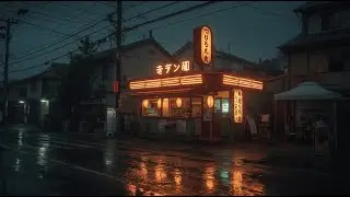 Lo-Fi Beats from a Rainy Night in Rural Japan