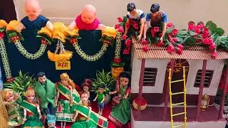 Dilli Wali Barbie Epi-251/Barbie Doll All Day Routine In Indian Village/Barbie & Ken Marriage video