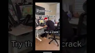 Back Stretch for Gamers - Crack your back!