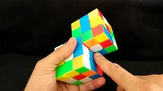 Como resolver o cubo mágico siamês tipo 1 passo a passo.