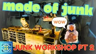 #Building new #workshop #storage from #junk part 2, the #drawers and #benchtop #workshop #vlog #diy