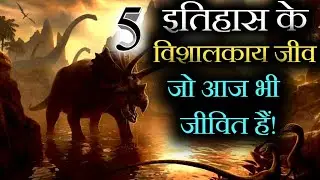 5 Animals Today which were Very Giant in Prehistoric Times!Very Big Animals during Dinosaurs Age||