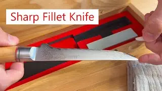 Master Mason Amazing Fillet knife in a beautiful box. Great Gift Idea!