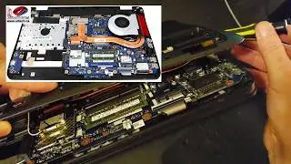 Asus ROG G551J Laptop Disassembly SSD Hard Drive Upgrade Benchmark & Review