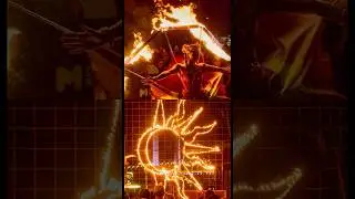 Walking Through Melbourne City &ndash; Docklands Firelight Festival 2025 #melbourne #australia #festival