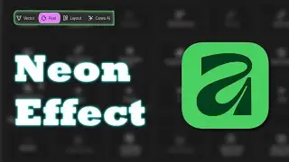 How to Make Neon Glow Effect in Affinity by Canva 🔥 | Realistic Lighting Tutorial | Clean Canvas