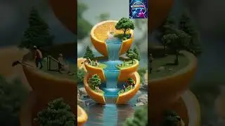 Giant Fruits in the Sun!  #kidschannel  #kidssongs #miniatures #giantfruits  #funny #kidzworld
