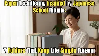 Paper Decluttering Inspired by Japanese School Rituals: 7 Folders That Keep Life Simple Forever